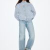 Randig jeansjacka