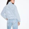 Randig jeansjacka
