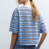 Randig kortärmad T-shirt