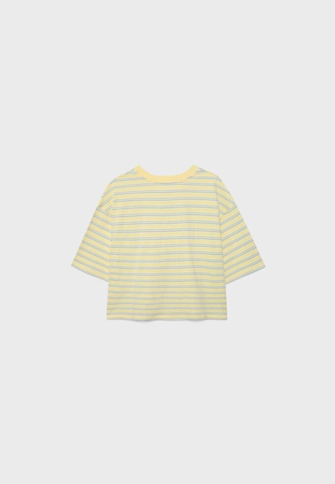 Randig kortärmad T-shirt