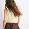 Ribbad T-shirt med racerback