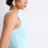 Ribbad T-shirt med racerback