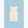 Ribbad T-shirt med racerback