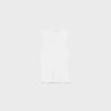Ribbad T-shirt med racerback