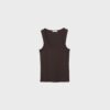 Ribbad T-shirt med racerback