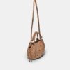 Rund crossbody-väska med ögondetaljer