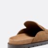 Rygglösa skinnloafers