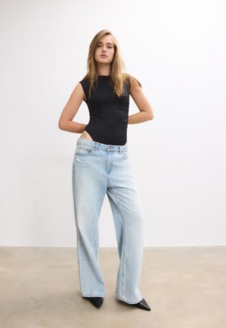 Rynkad bodysuit