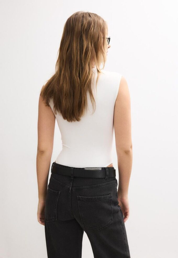 Rynkad bodysuit