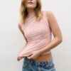 Rynkad T-shirt i tyll