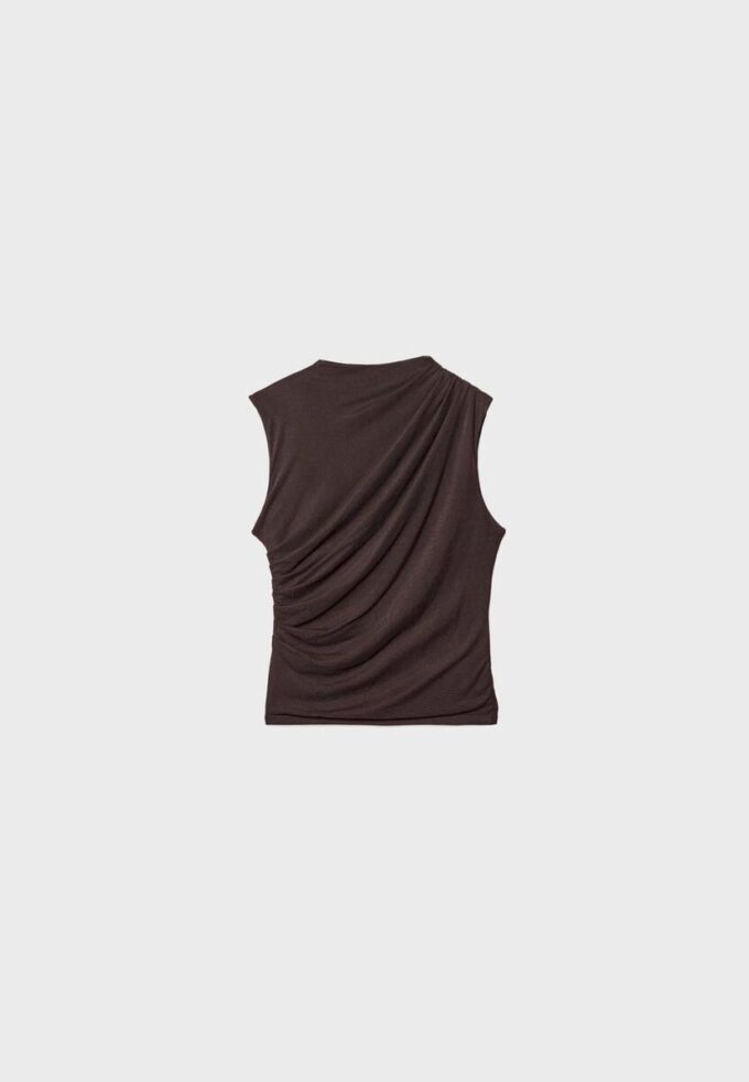 Rynkad T-shirt i tyll