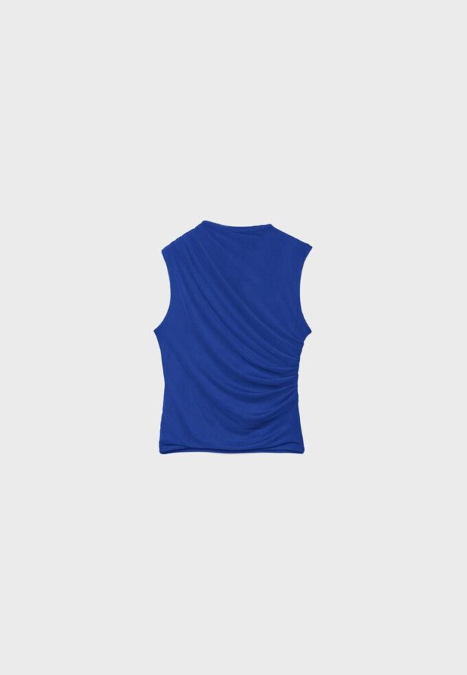 Rynkad T-shirt i tyll