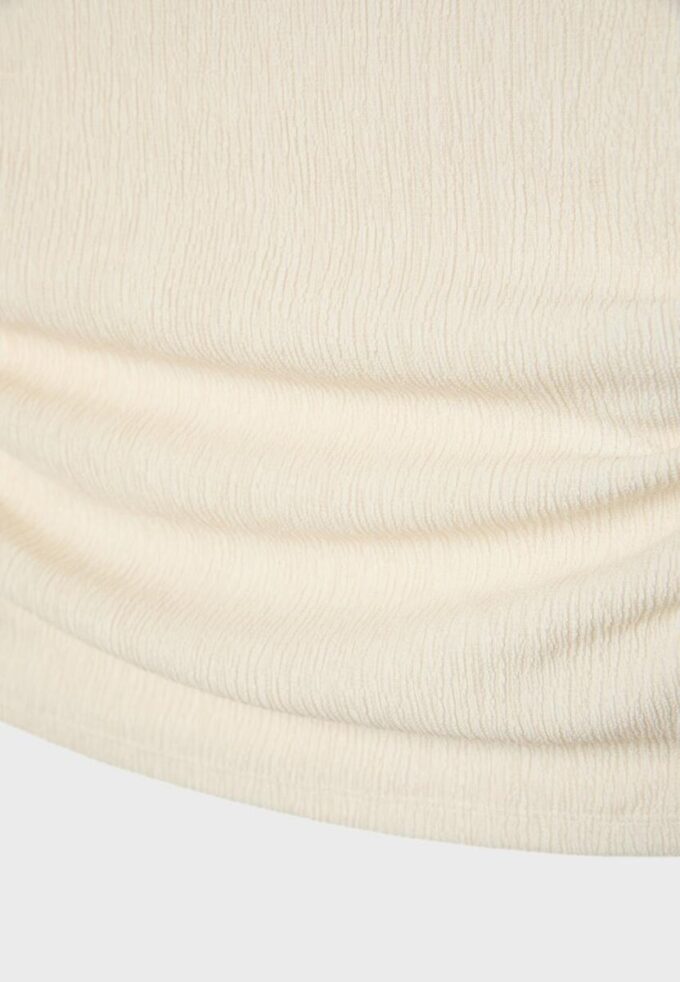 Rynkad T-shirt med struktur Rynkad T-shirt med struktur