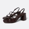 Sandaler med blockklack