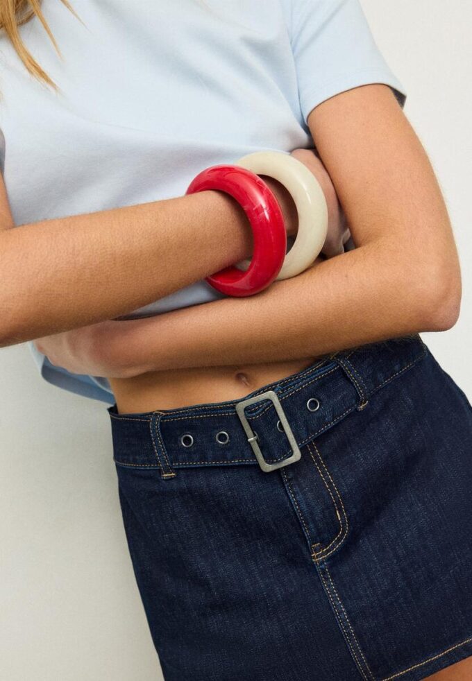 Set med 2 armband i acetat