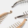 Set med 2 metallbananklämmor
