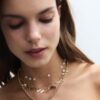 Set med 3 halsband med trollsländor