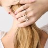 Set med 4 Dragonfly-ringar