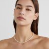 Set med 4 måne- och solhalsband