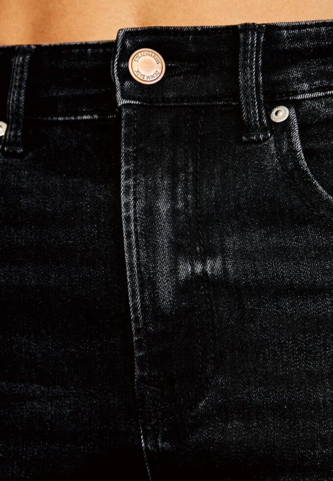 Skinny jeans med normal midja