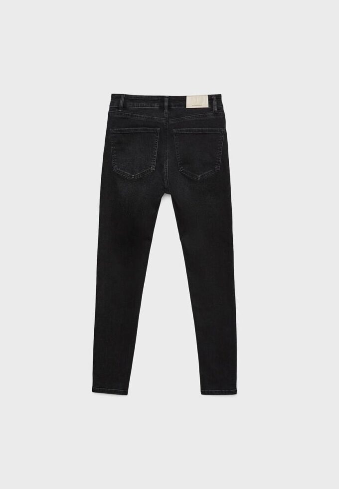 Skinny jeans med normal midja