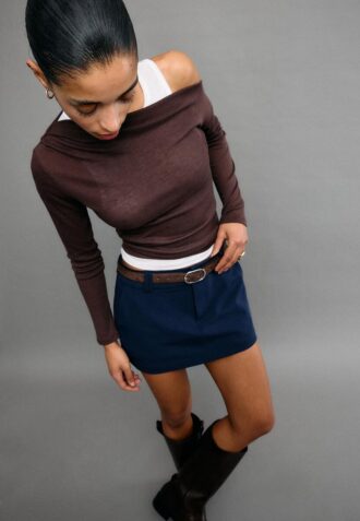Skort med bälte