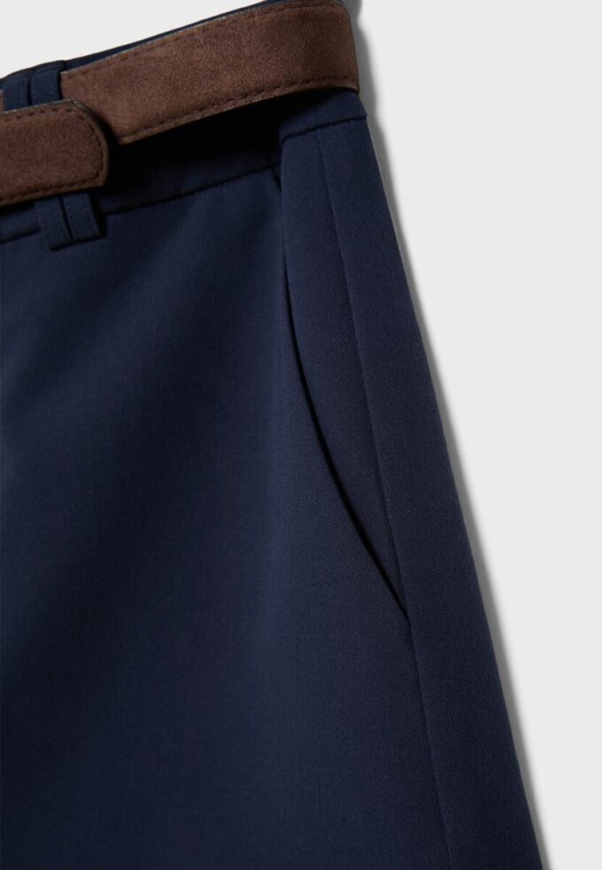 Skort med bälte