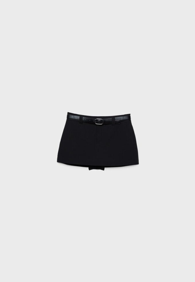 Skort med bälte