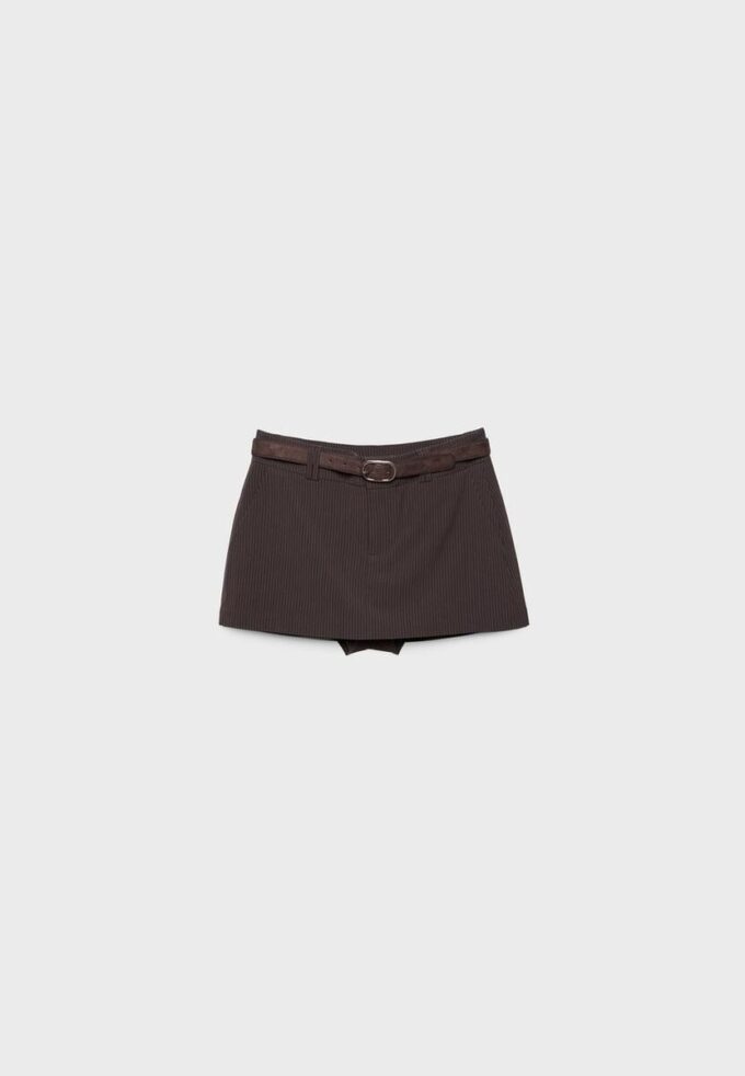 Skort med bälte