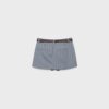 Skort med bälte