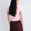 Skort med slits i sidan