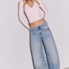 Slim fit bolero med långa ärmar