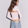 Slim fit bolero med långa ärmar