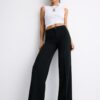 Slim fit-byxor med rak passform Slim fit-byxor med rak passform