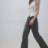 Slim fit-byxor med rak passform Slim fit-byxor med rak passform