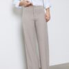 Slim fit-byxor med rak passform