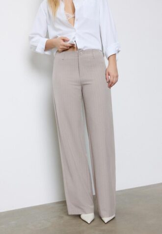 Slim fit-byxor med rak passform