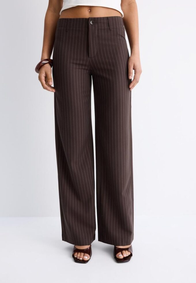 Slim fit-byxor med rak passform