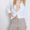 Slim fit-byxor med rak passform