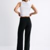 Slim fit-byxor med rak passform Slim fit-byxor med rak passform