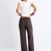 Slim fit-byxor med rak passform