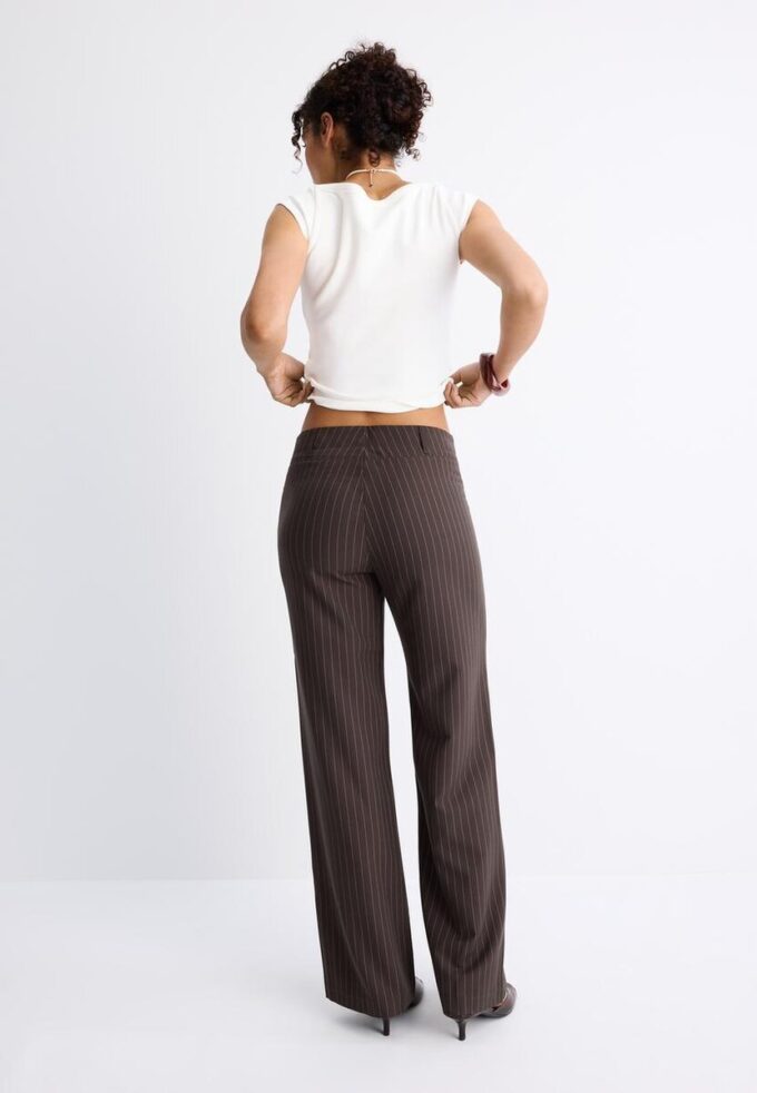 Slim fit-byxor med rak passform