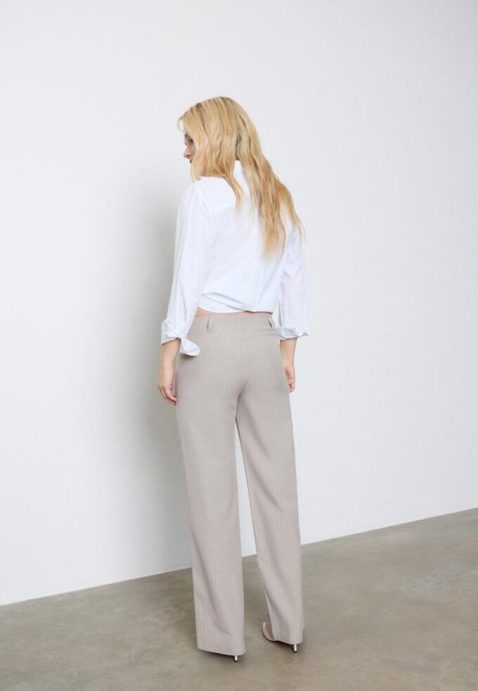 Slim fit-byxor med rak passform