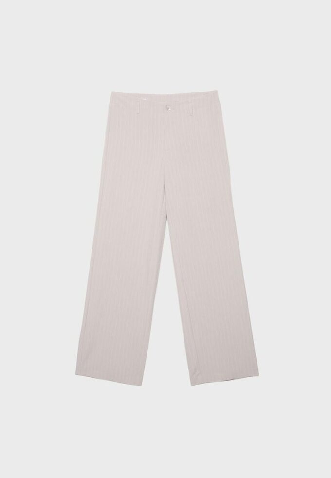 Slim fit-byxor med rak passform