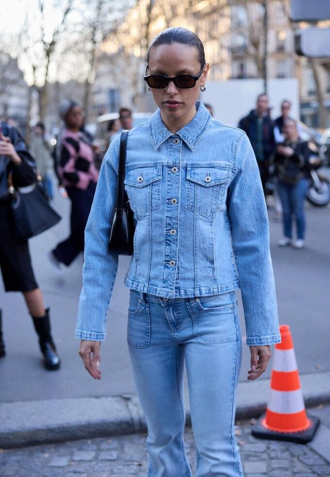 Slim Fit-jeansjacka