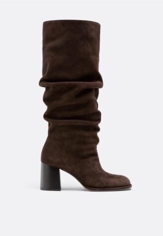 Slouchy skinnkängor med klack