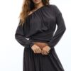 Soft Touch asymmetrisk T-shirt