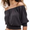 Soft Touch asymmetrisk T-shirt