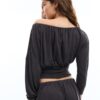 Soft Touch asymmetrisk T-shirt