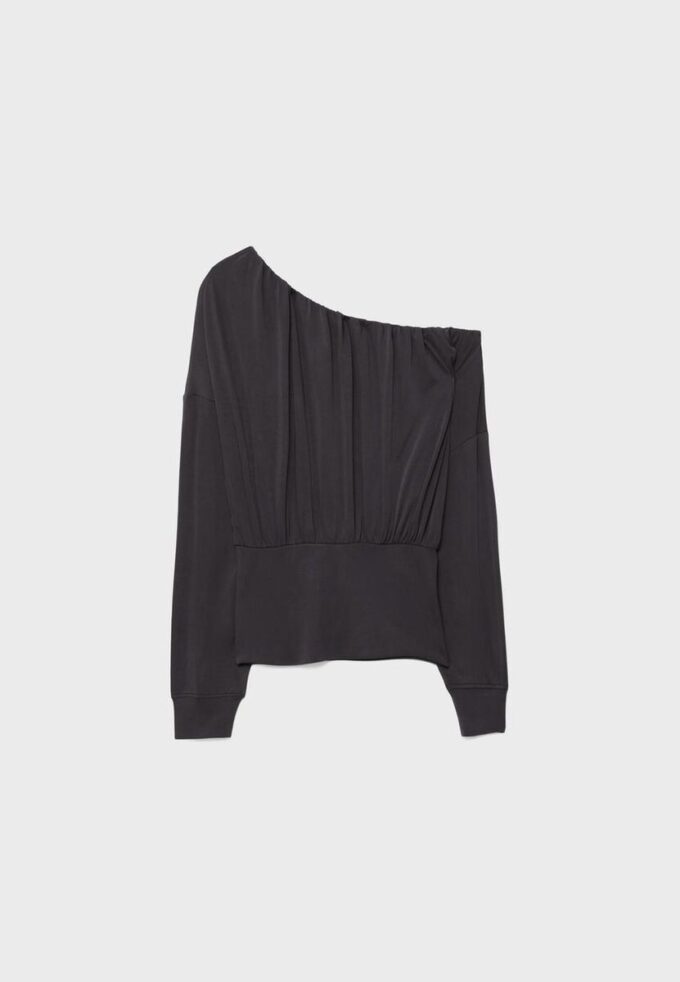 Soft Touch asymmetrisk T-shirt